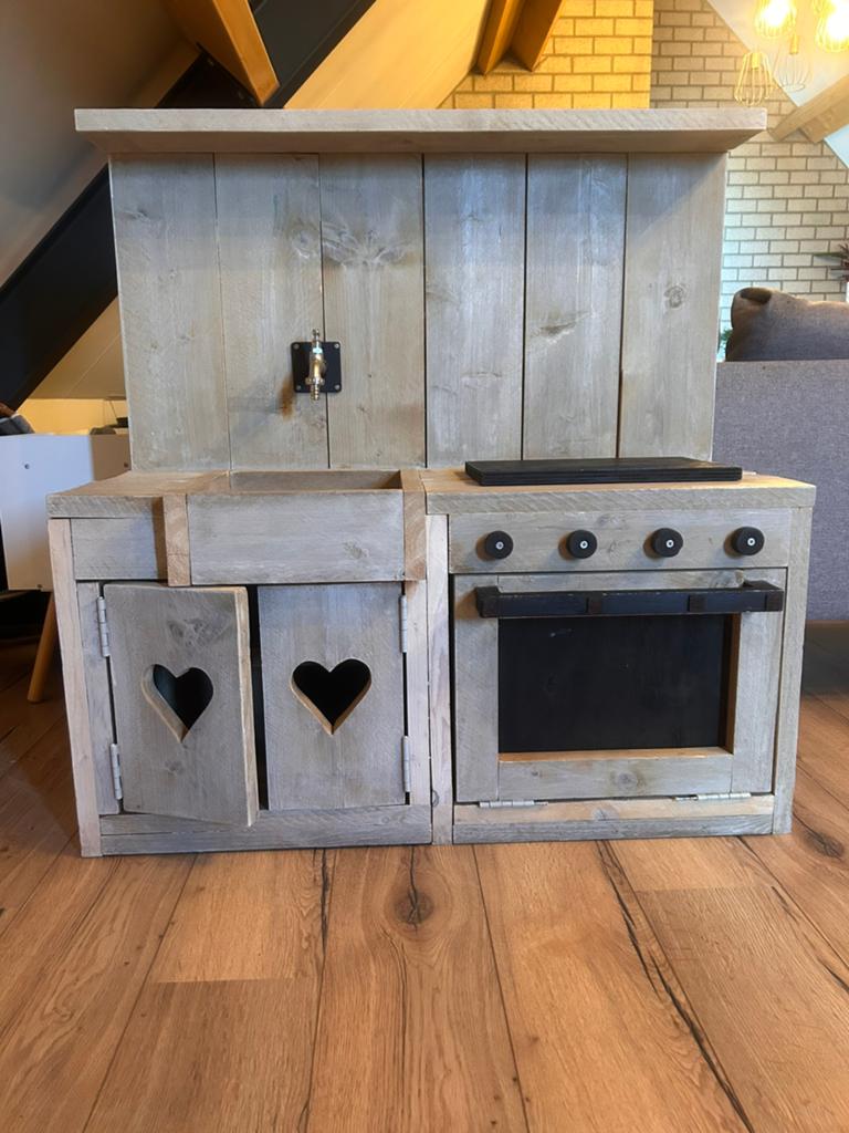 Houten speelkeuken, Ophalen, Zo goed als nieuw