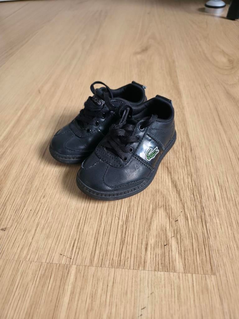 Lacoste babyschoentjes - Zwart, Kinderen en Baby's, Babykleding | Schoentjes en Sokjes, Gebruikt, Jongetje of Meisje, Schoentjes