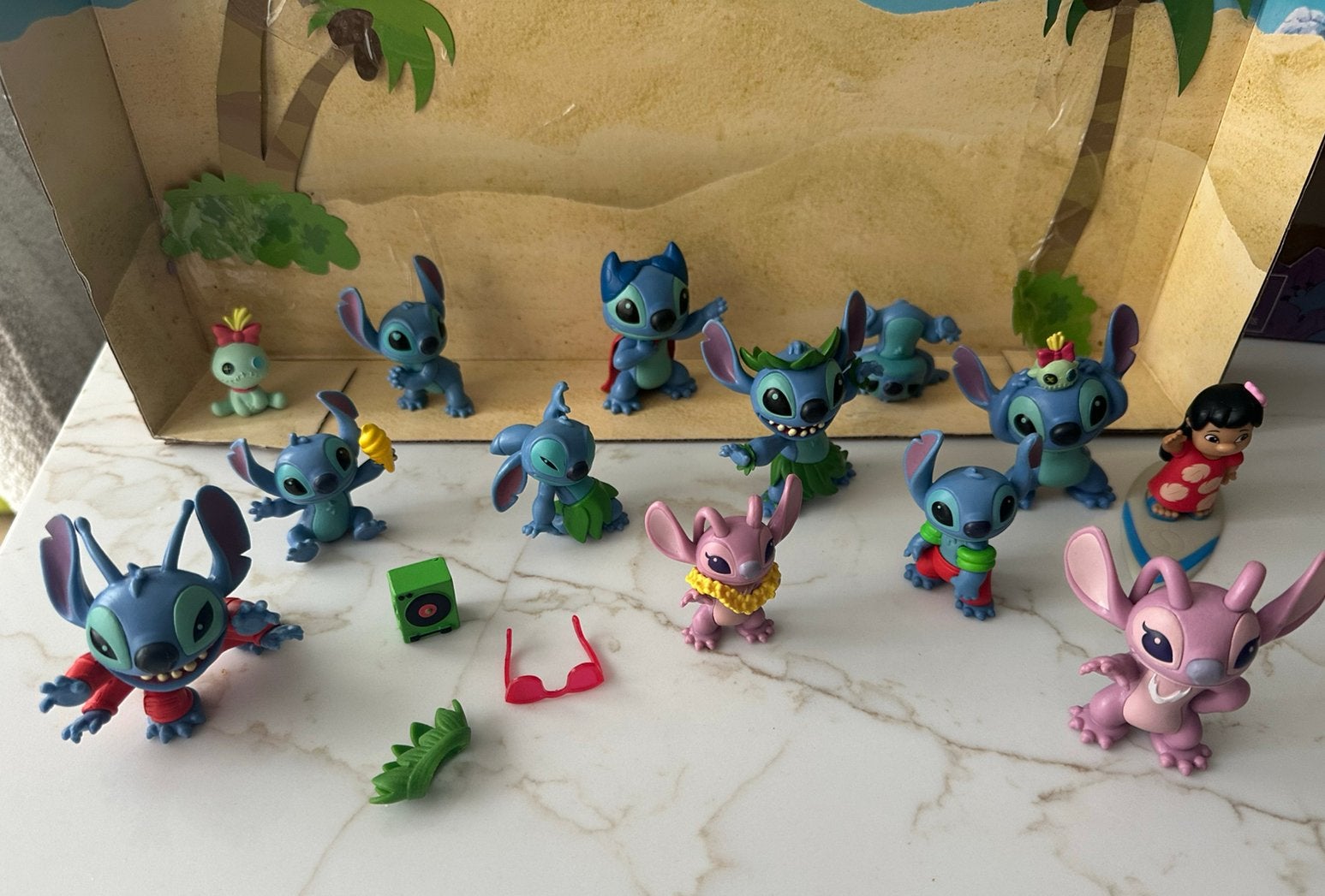 Stitch poppetjes, Verzamelen, Smurfen, Ophalen of Verzenden, Zo goed als nieuw, Verschillende Smurfen