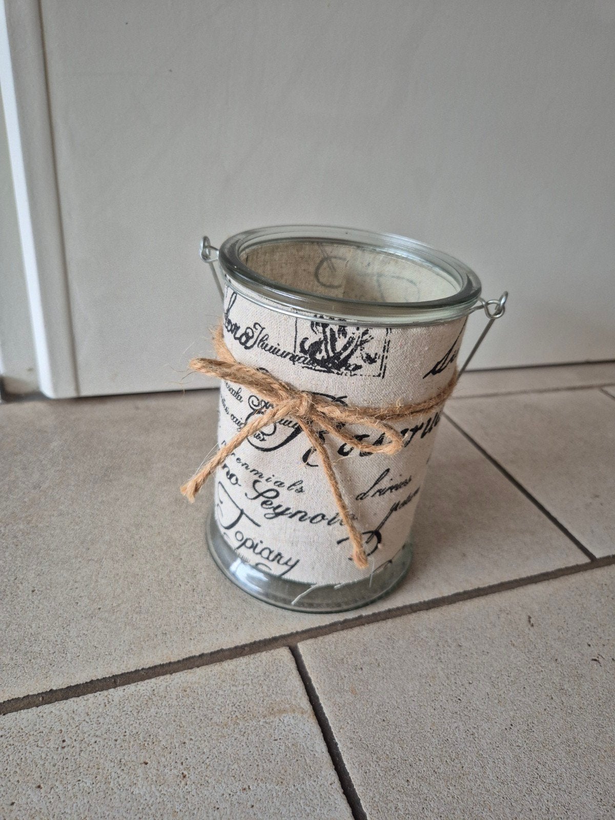 Waxinelichtjes/kaarsen houder, Ophalen of Verzenden, Gebruikt, Overige materialen, Minder dan 25 cm