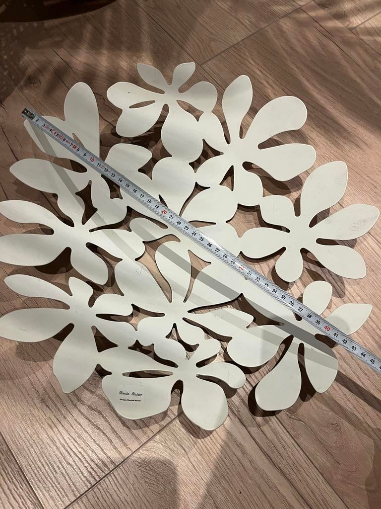 IJzeren Fruitschaal Monika Mulder Design - 43cm, Ophalen, Overige materialen, Gebruikt, Schaal