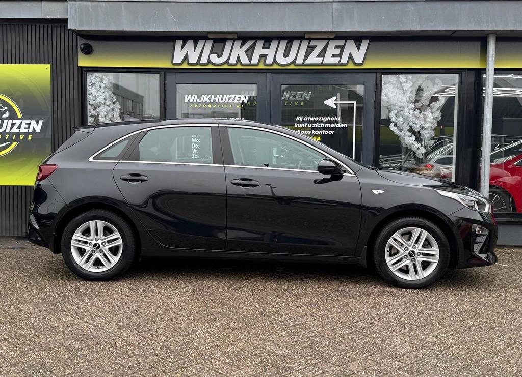 Kia Cee'd 1.0 T-GDi DynamicLine met Climate ! Navigatie ! Cr, Auto's, Kia, Stof, Gebruikt, Zwart, Zwart