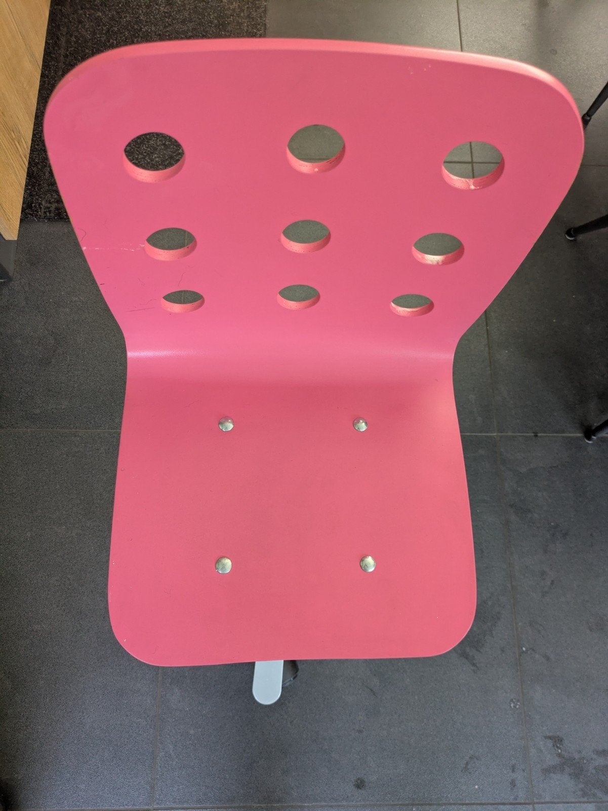 Roze bureaustoel met wieltjes - Gebruikt, Ophalen, Gebruikt, Roze, Bureaustoel