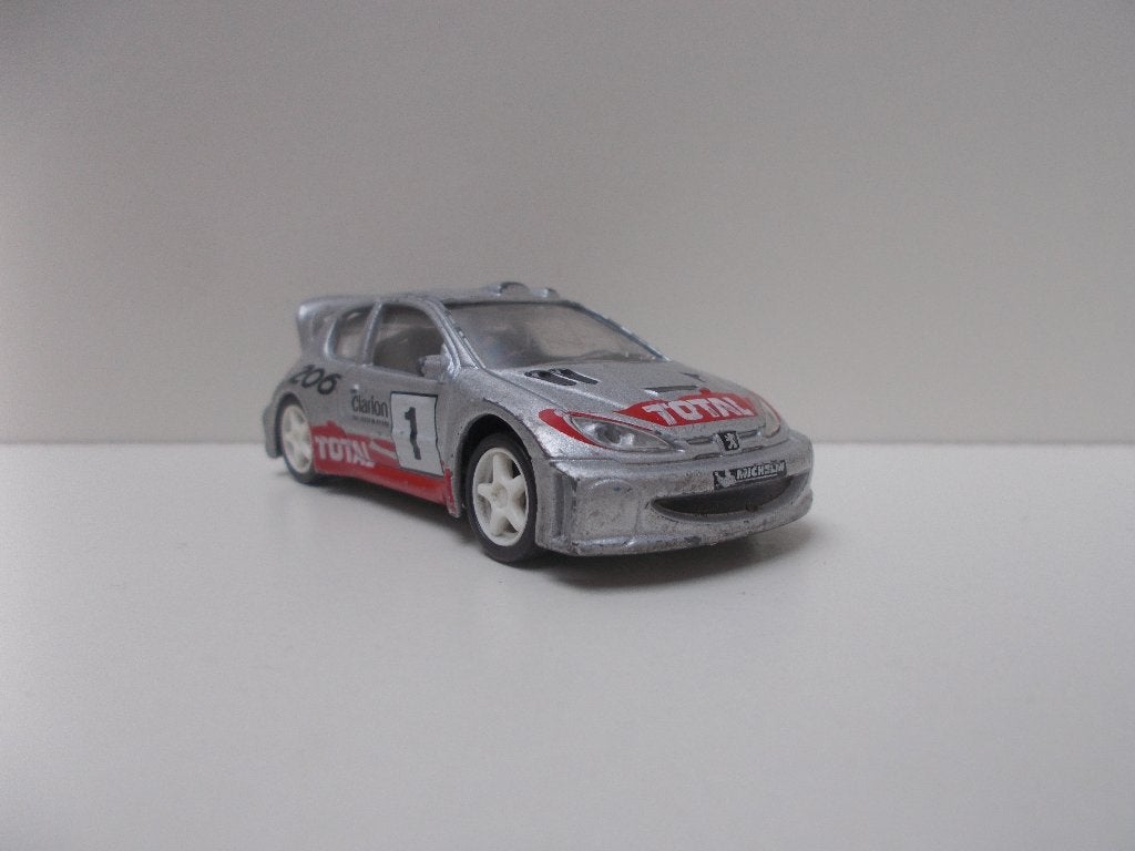6103 Peugeot 206 WRC Norev, Ophalen of Verzenden, Gebruikt, Auto