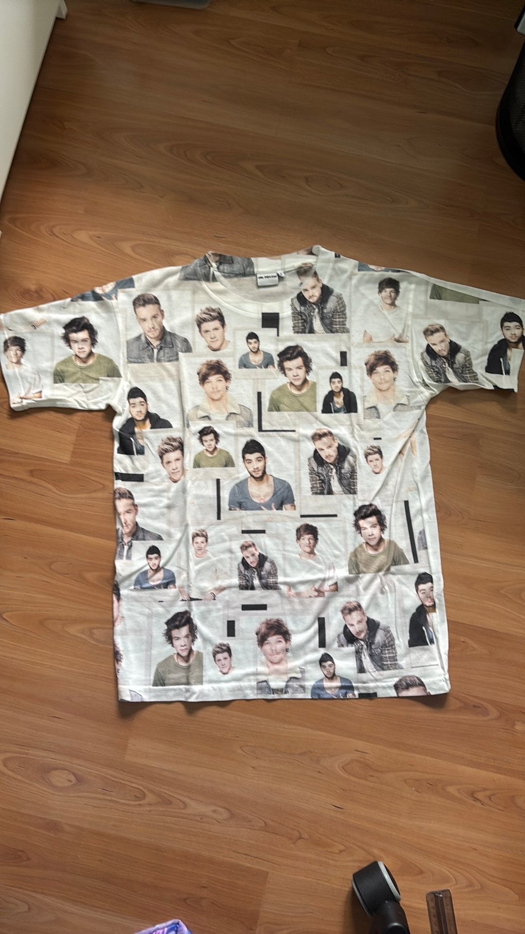 T-shirt wit One Direction(1D) maat 8, Maat 38/40 (M), Wit, Ophalen of Verzenden, Zo goed als nieuw