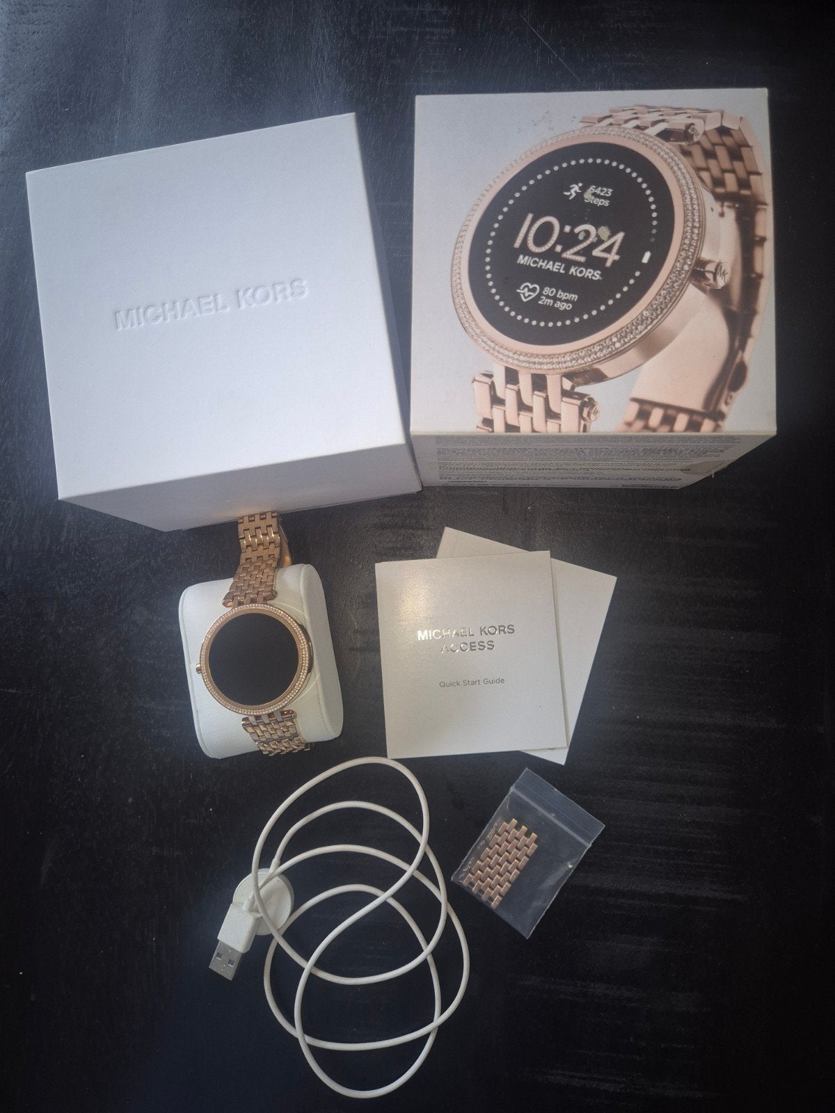 Michael Kors Access Smartwatch Roségoud, Ophalen, Calorieverbanding, Michael Kors, Zo goed als nieuw