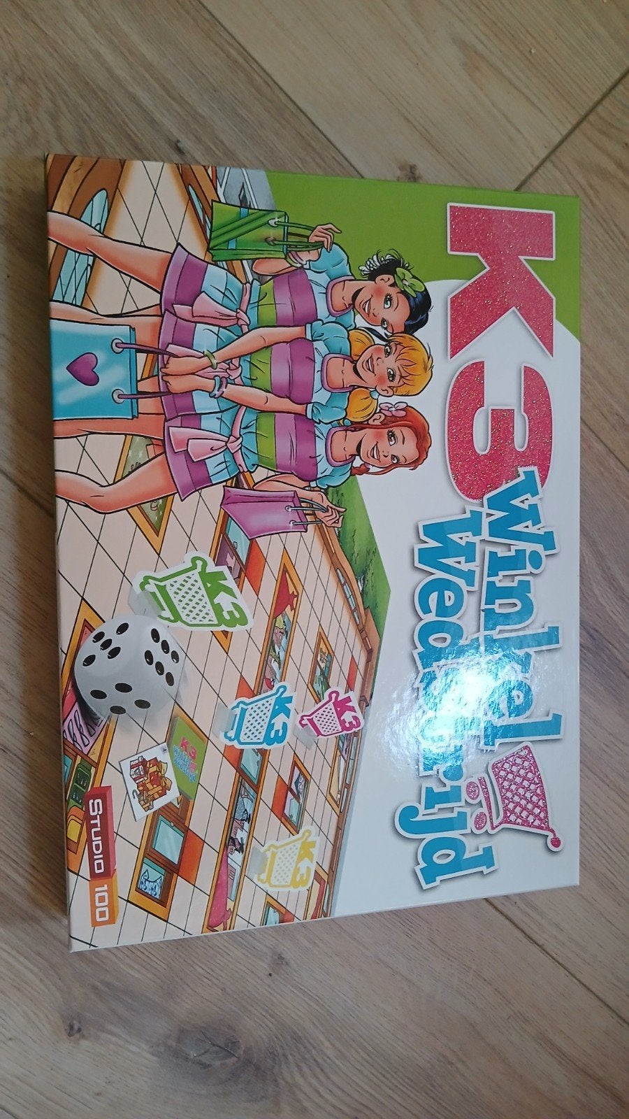 K3 Winkel Wedstrijd Bordspel - Zo goed als nieuw, Een of twee spelers, Ophalen of Verzenden, Zo goed als nieuw, Studio 100