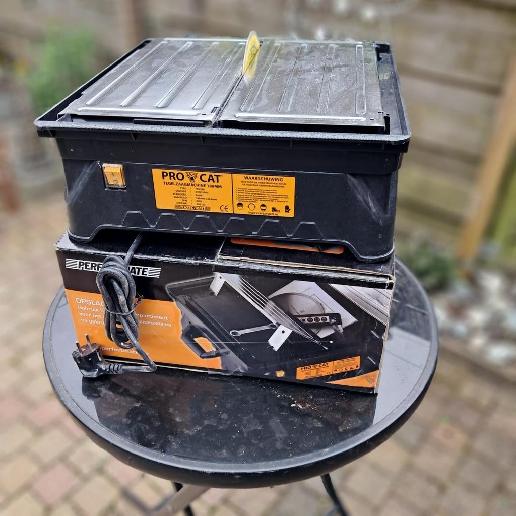 Pro Cat Tegelzaagmachine, Ophalen, Cirkelzaag, Pro Cat, 600 tot 1200 watt