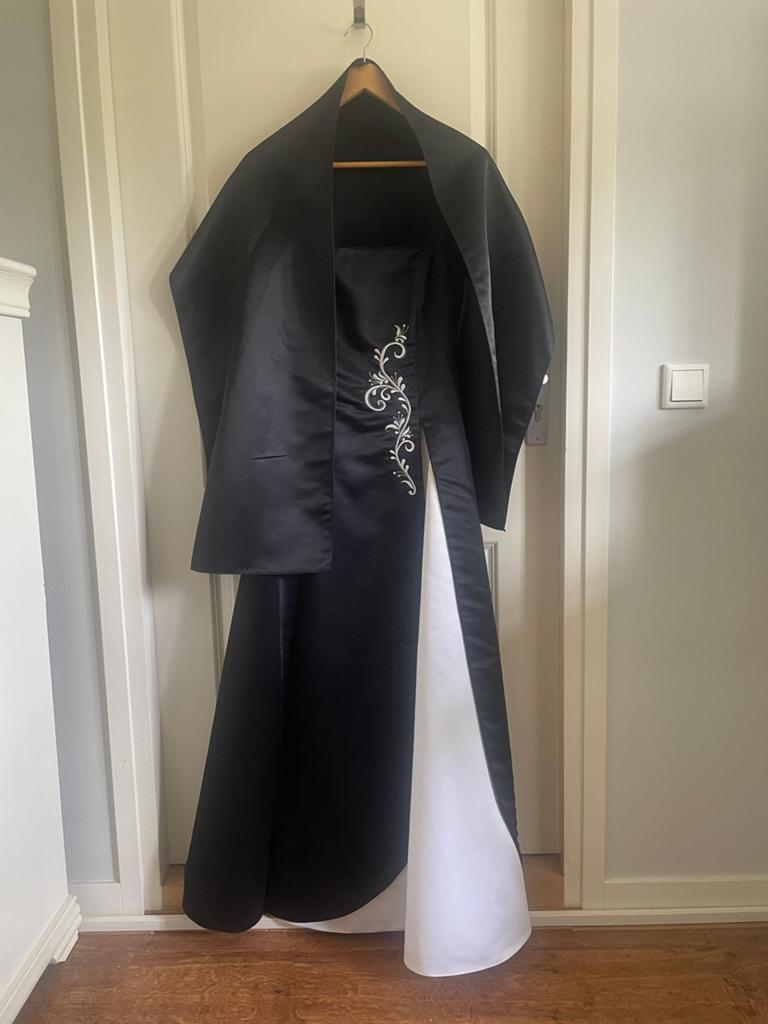 Galajurk, Kleding | Dames, Jurken, Zwart, Ophalen of Verzenden, Zo goed als nieuw, Maat 36 (S)