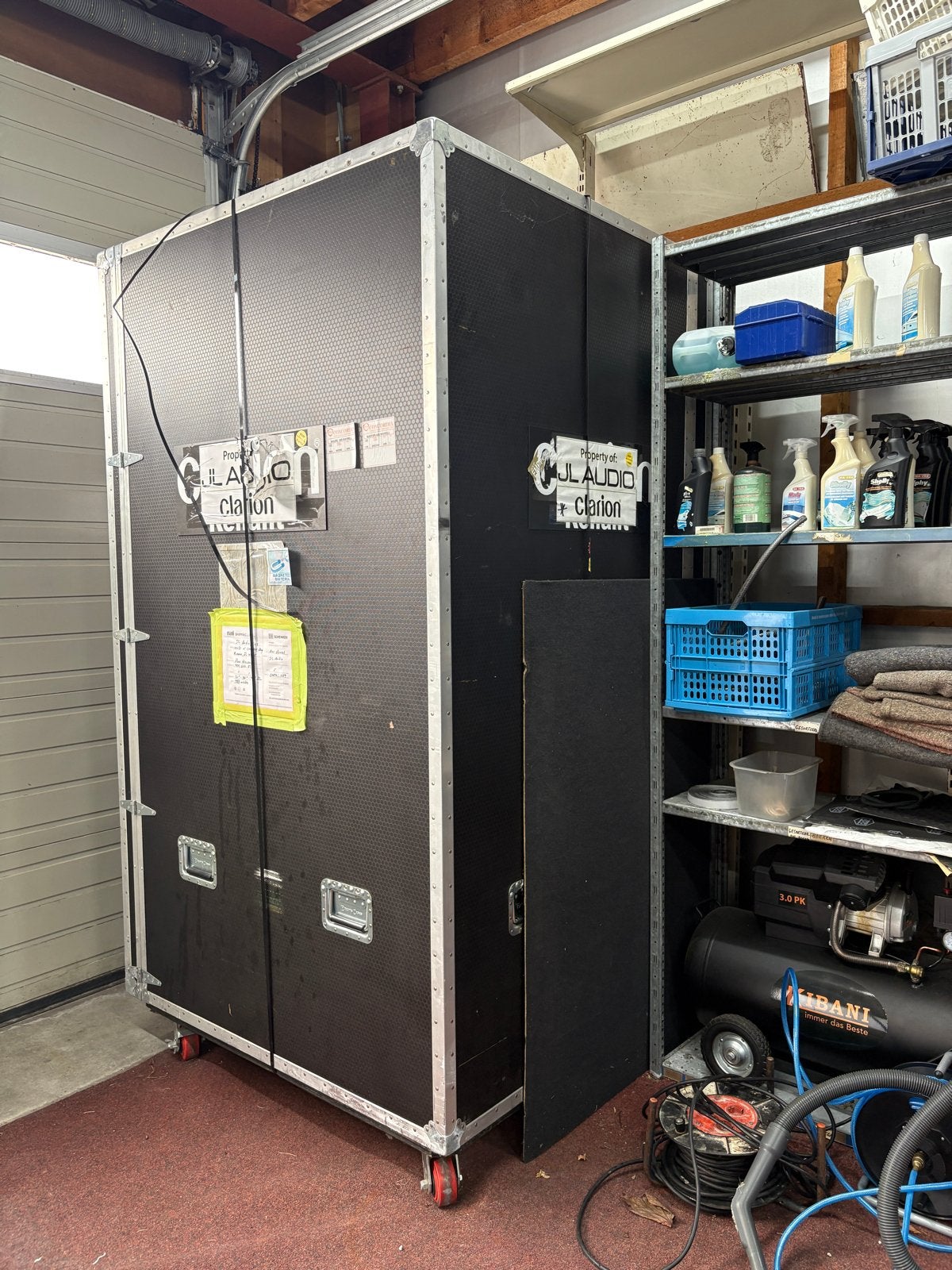 Grote flightcase op wielen - Ideaal voor transport, Ophalen, Gebruikt, Overige typen