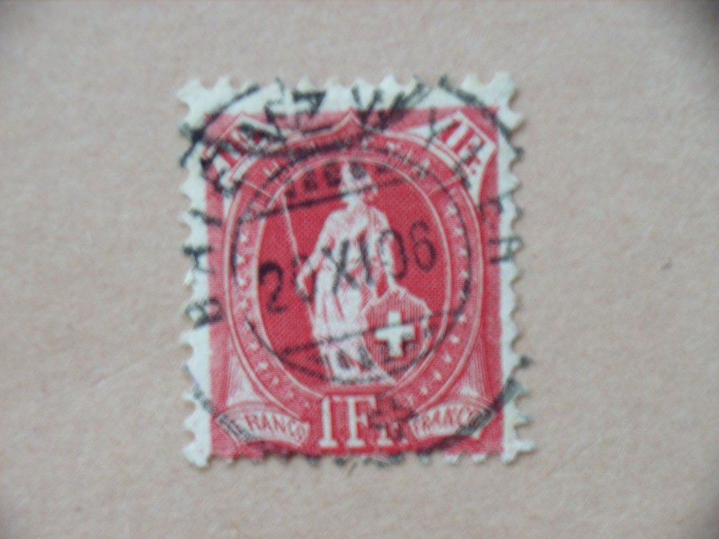 BL  Zwitserland 79-D, Postzegels en Munten, Ophalen of Verzenden, Gestempeld