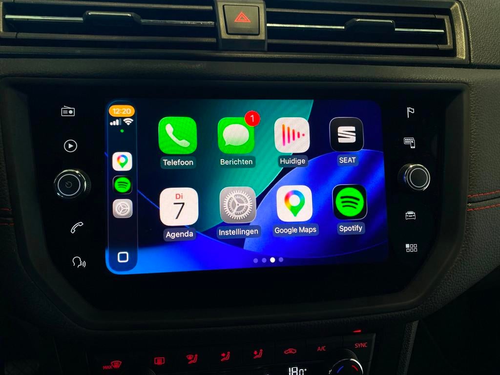 Seat Ibiza 1.0 TSI FR Carplay Camera 18" NL-auto, Voorwielaandrijving, Euro 6, 95 pk, Origineel Nederlands
