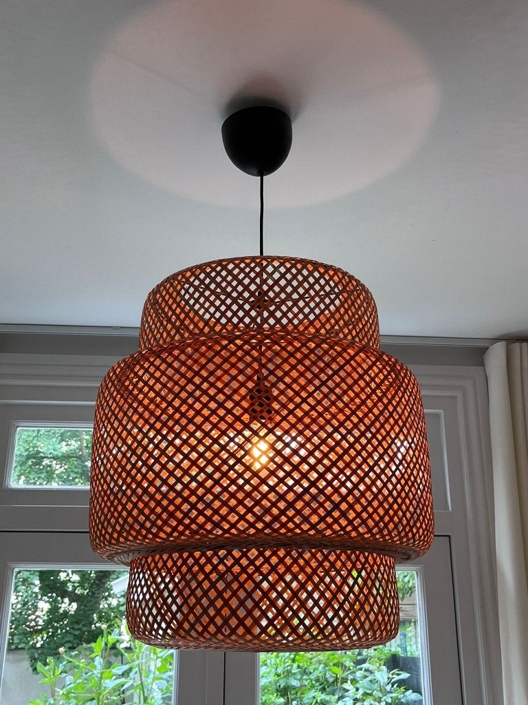 IKEA SINNERLIG lamp 50cm, Huis en Inrichting, Lampen | Hanglampen, Ophalen, Zo goed als nieuw, Overige materialen, E27 (groot)