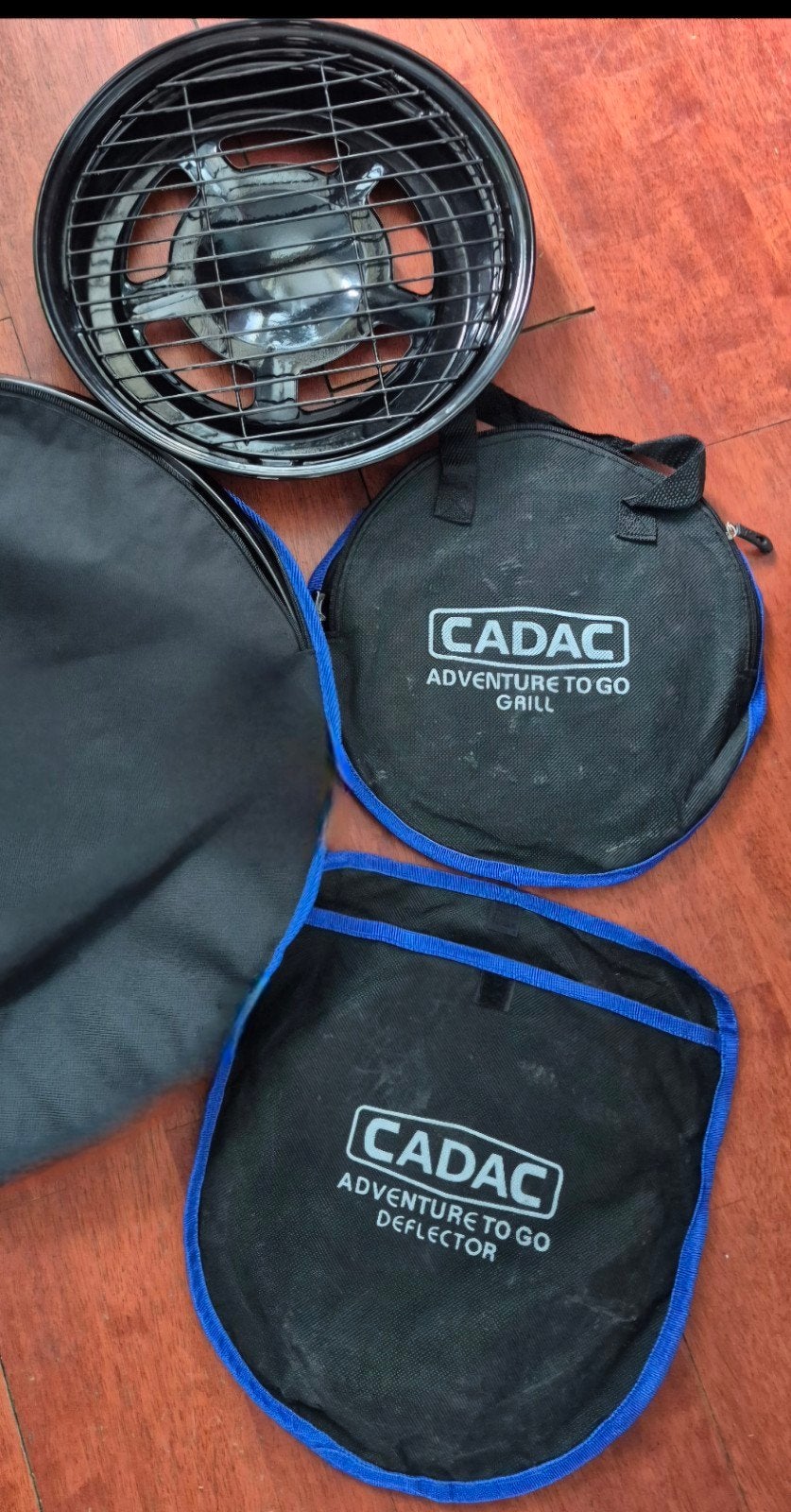 Cadac adventure grillplaat, deflector en bbq rooster, Ophalen, Zo goed als nieuw, Cadac Aventure To Go