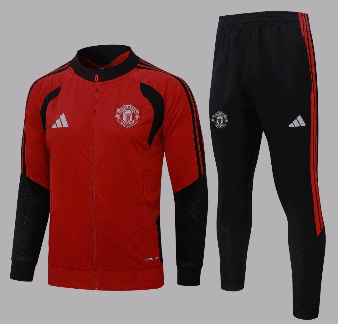 Manchester United Trainingspak Rood/Zwart - Alle Maten, Meerkleurig, Nieuw, Overige maten, Ophalen of Verzenden