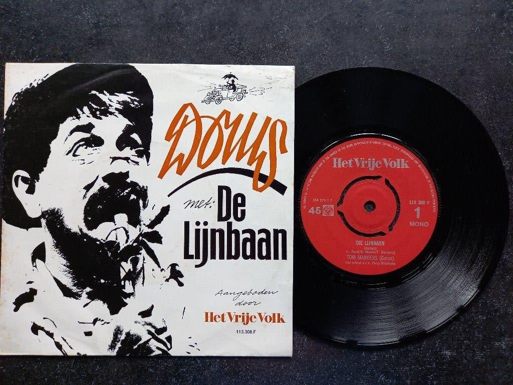 Dorus (Tom Manders) - De Lijnbaan 1969, Gebruikt, 7 inch, Ophalen of Verzenden, Beschermende buitenhoes