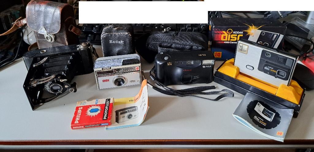fototoestel museum, Audio, Tv en Foto, Fotocamera's Analoog, Gebruikt, Compact, Kodak, Ophalen