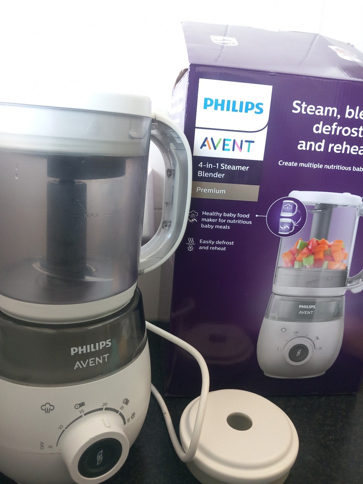 Philips Avent SCF883/01 Stomer / Blender voor babyvoeding, Ophalen