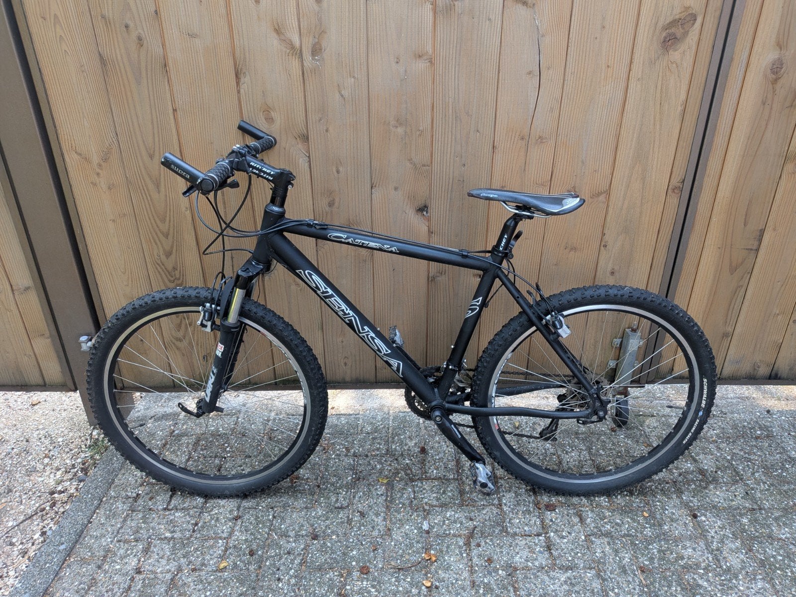 Sensa Mountainbike mtb - Zwart, Fietsen en Brommers, Gebruikt, 57 cm of meer, Hardtail, Velgrem