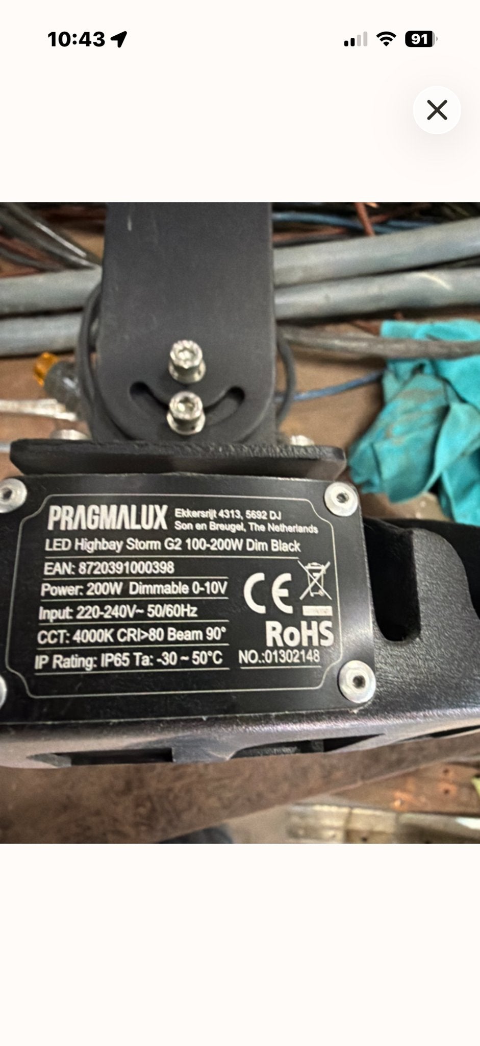 Pragmalux Storm G2 LED Highbay 200W Dimbaar IP65 4000K A-mer, Ophalen of Verzenden