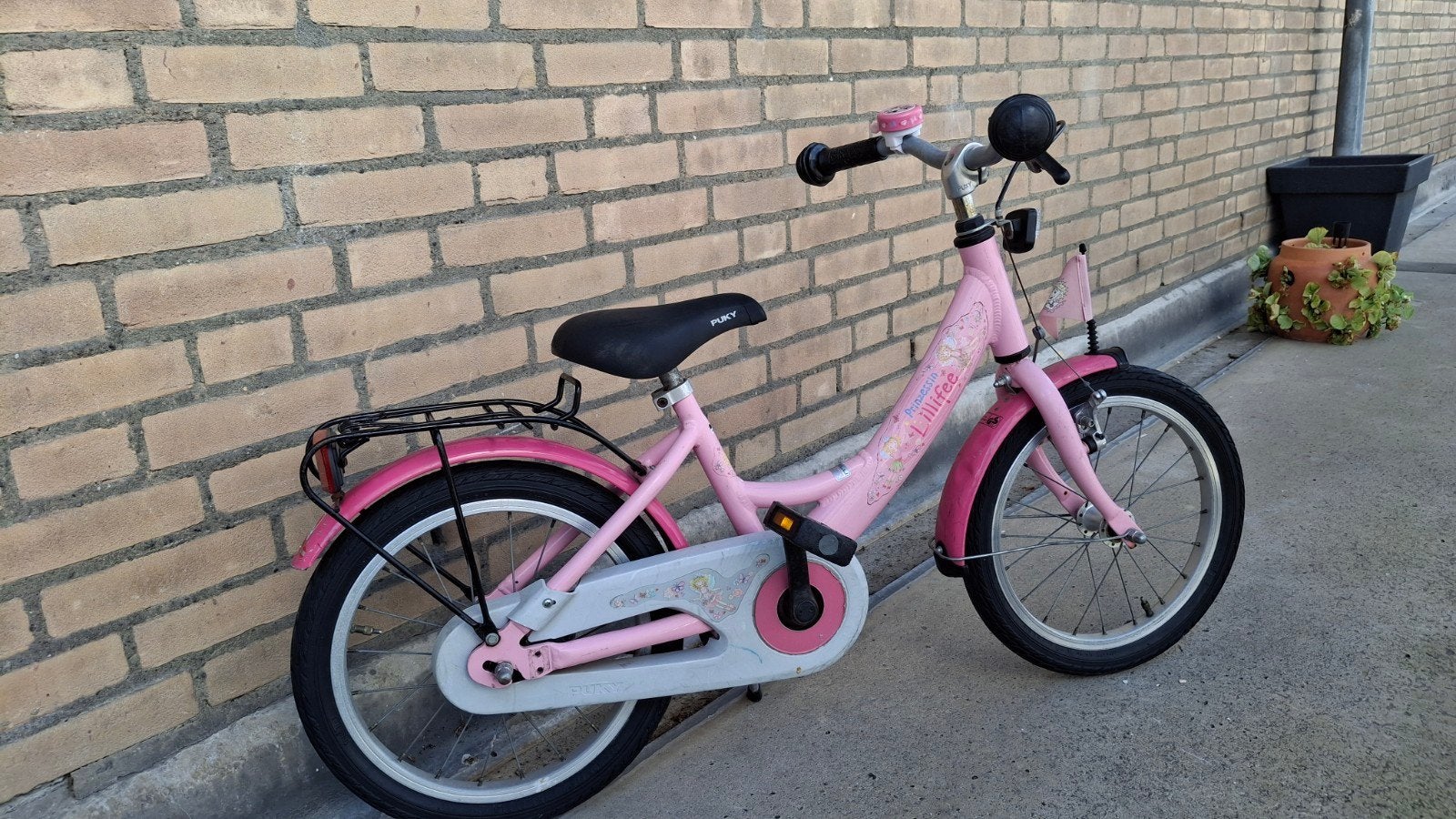Puky Lillifee kinderfiets 16 inch roze, Ophalen, Terugtraprem, Puky, 16 tot 20 inch