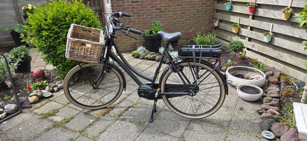 Cortina Transport U4 E-bike - Zwart met mand, Ophalen, Gebruikt, Cortina, 51 tot 55 cm