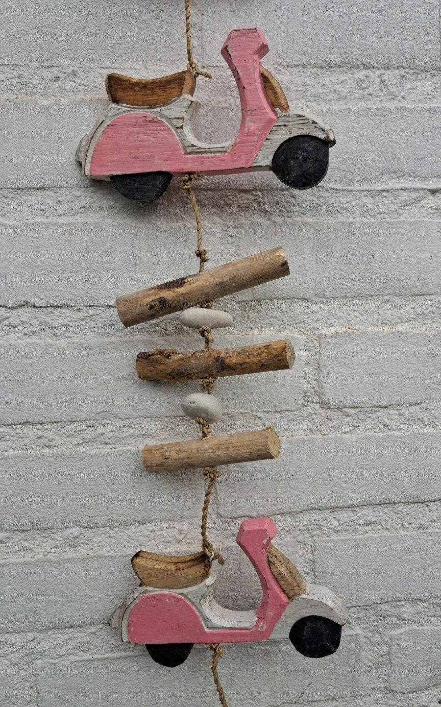 Gave driftwood scooter hangers in 3 kleuren, Verzenden, Nieuw, Varios, Nvt