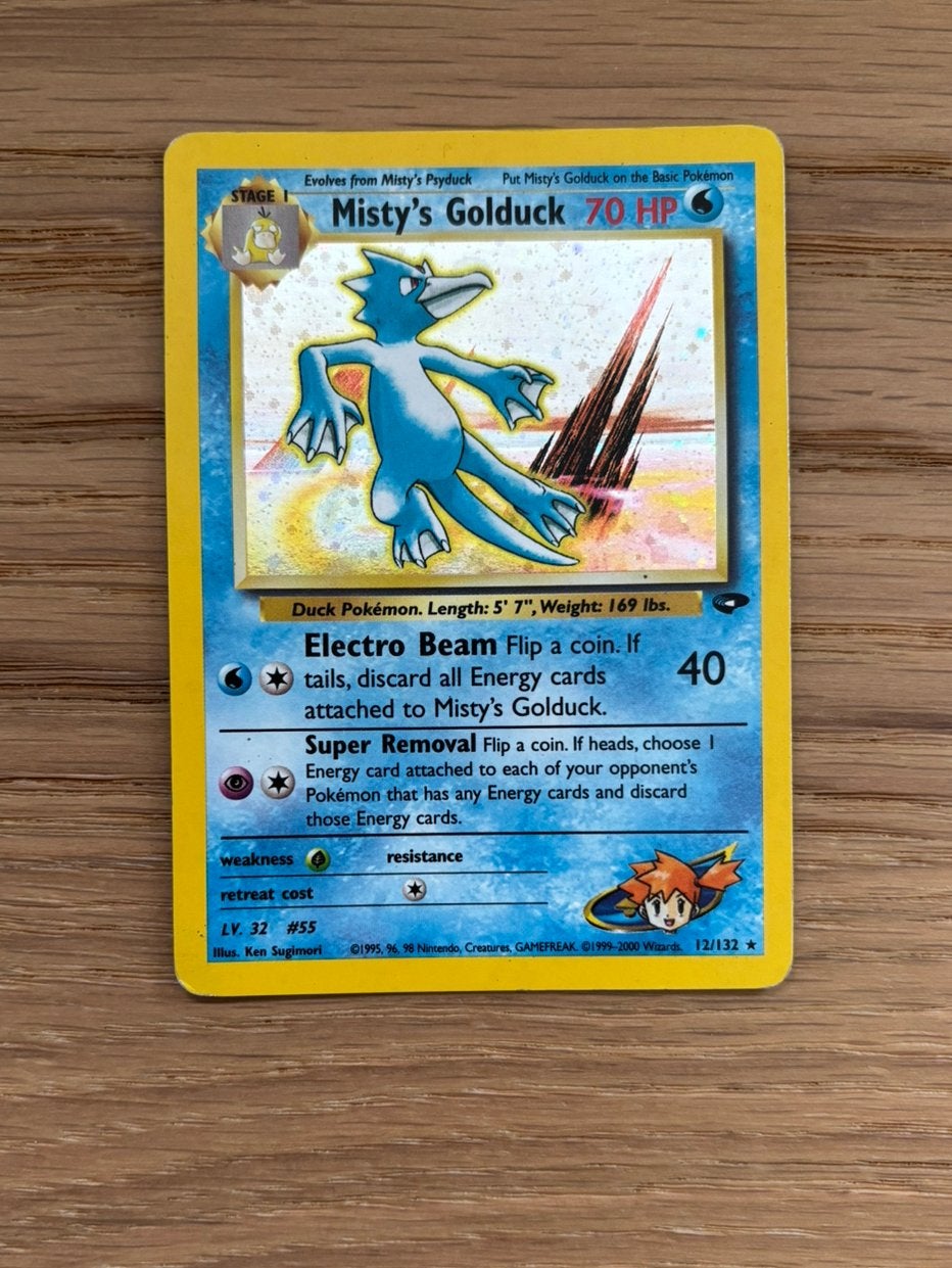 Misty Golduck, Ophalen of Verzenden, Zo goed als nieuw, Losse kaart