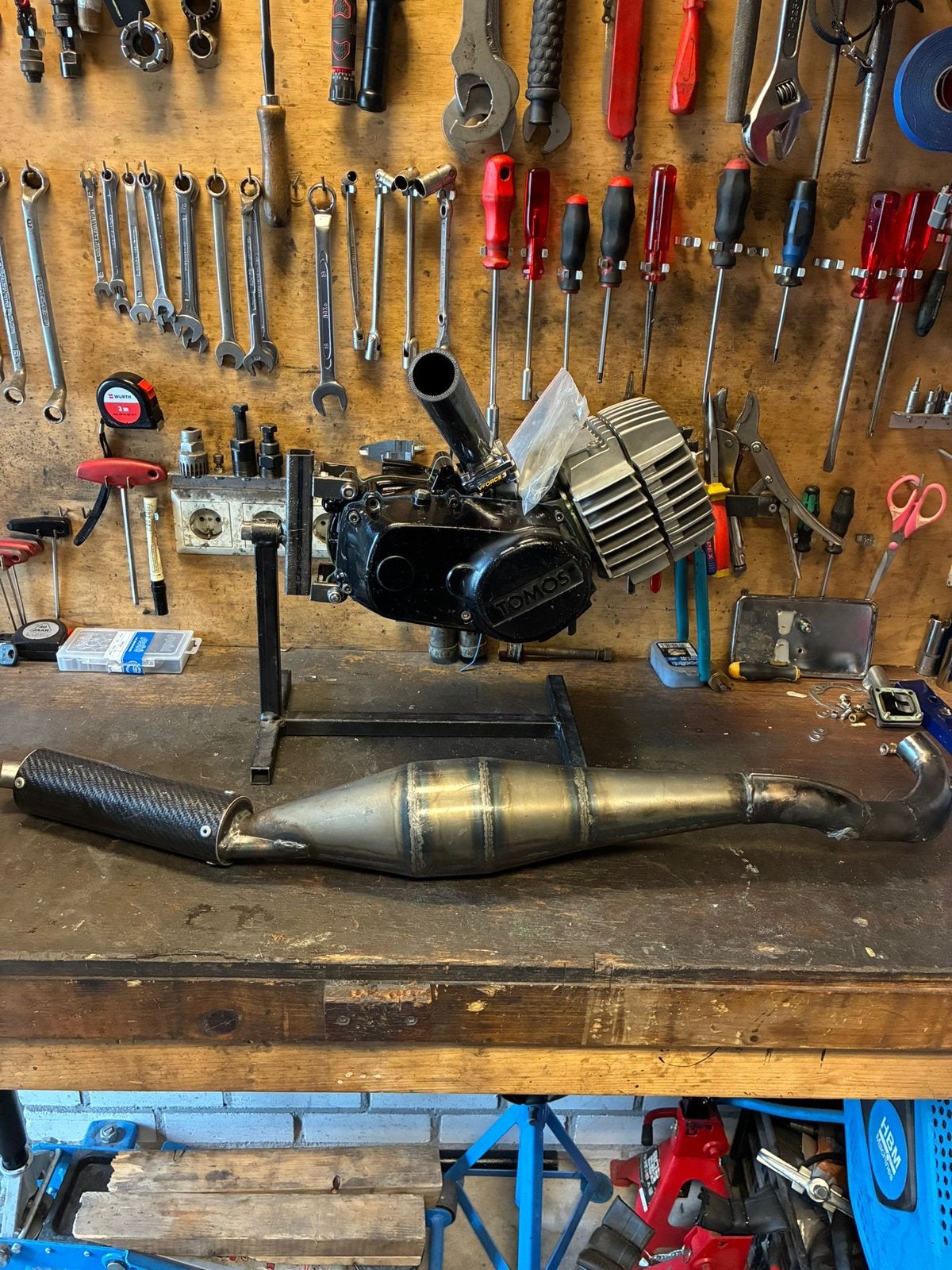 Tomos Cross Project – 74cc – Compleet pakket, Ophalen, Gebruikt, Frame