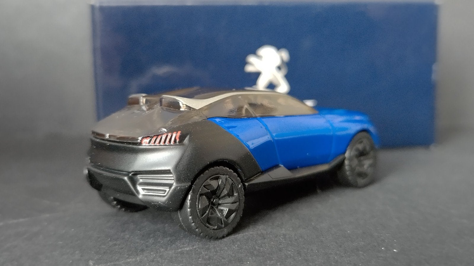 Peugeot Quartz Concept blue 1:64 3inch Norev Pol, Auto, Verzenden, ., Nieuw