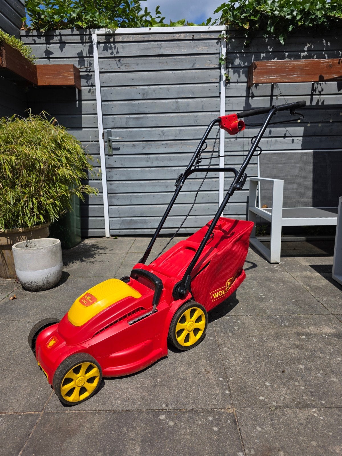 Wolf-Garten A 340 E elektrische grasmaaier met mulchfunctie, Ophalen, Gebruikt, Mulchfunctie