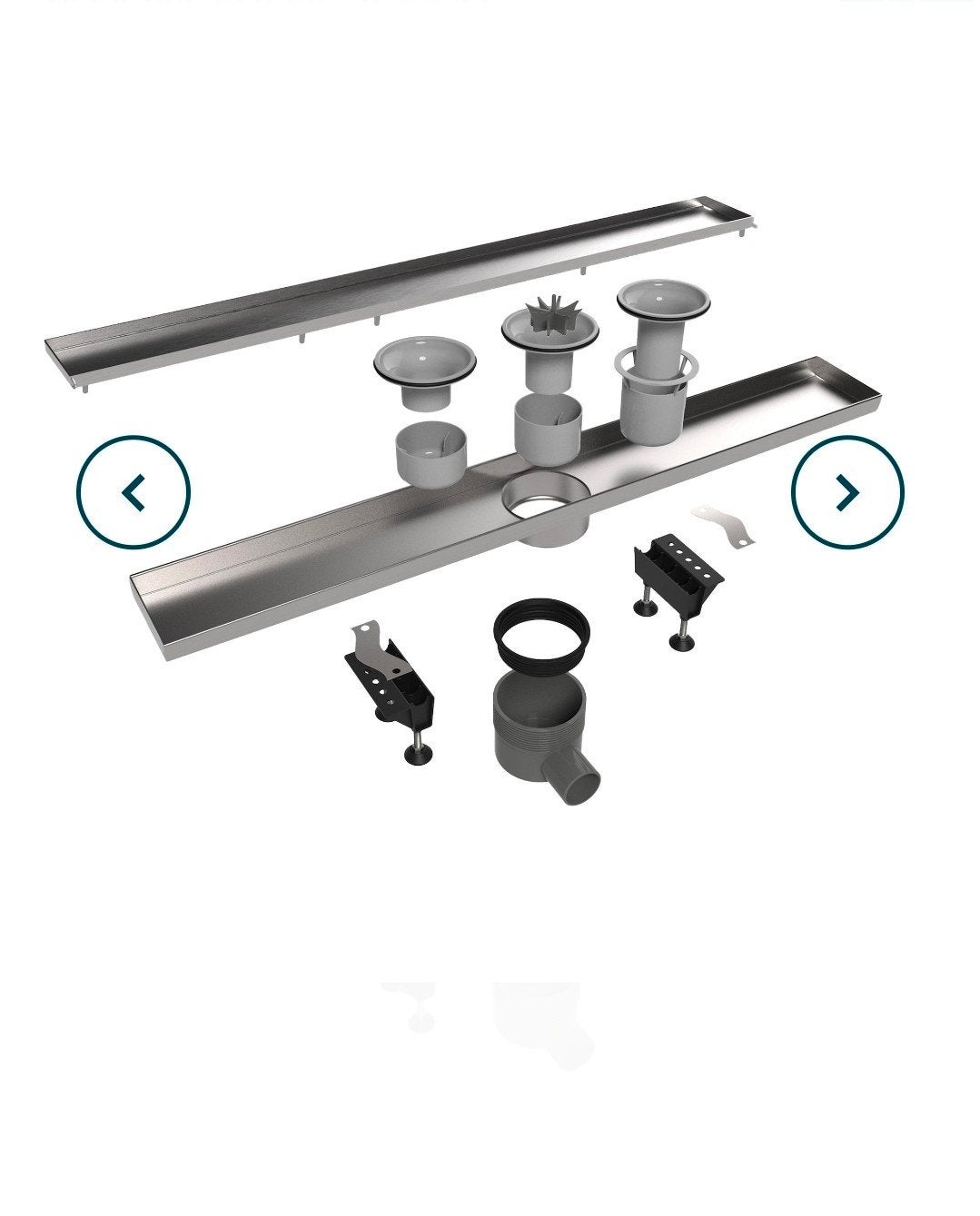 Easy Drain Multi Tegel EDT douchegoot 140 cm, Ophalen of Verzenden, Nieuw, Glas, Douche