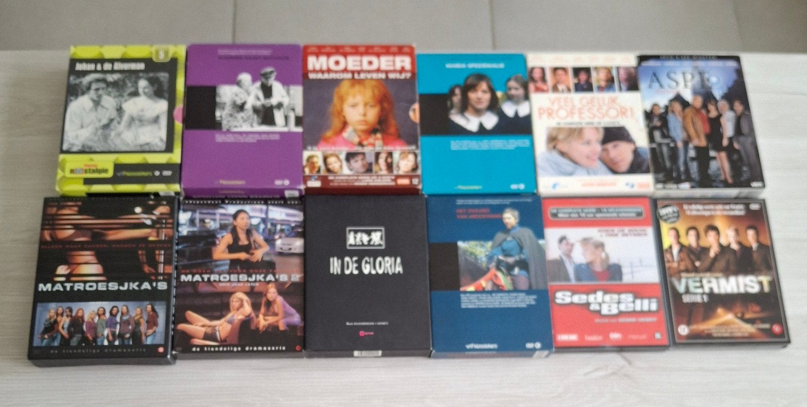 Dvd collectie vlaamse tv series in een set !!, Vanaf 16 jaar, Ophalen of Verzenden, Zo goed als nieuw
