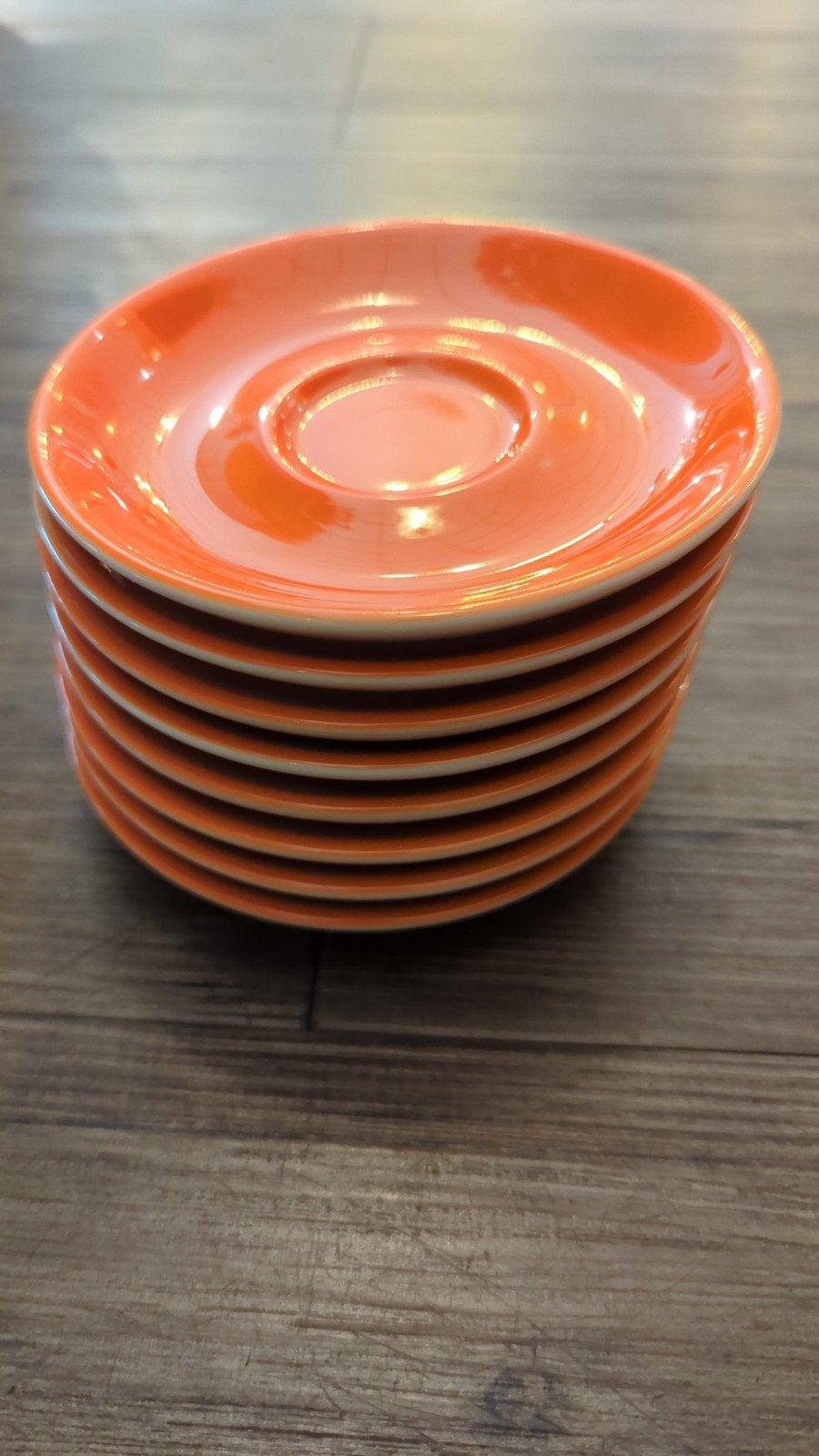 Walküre Schotels Oranje 9 stuks (13cm) en 12 stuks (14.5cm), Ophalen of Verzenden, Porselein, Overige stijlen, Kop(pen) en/of Schotel(s)