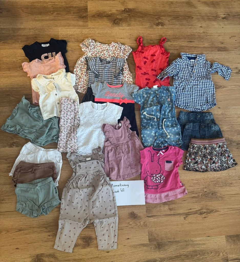 Pakket zomerkleding meisje maat 68, Kinderen en Baby's, Ophalen, Zo goed als nieuw, Maat 68