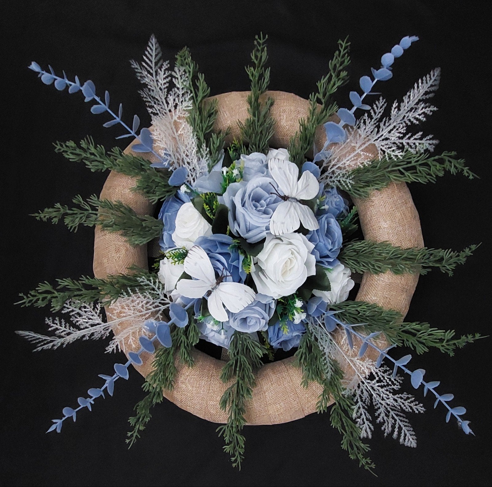 bloemen krans, 40 cm, Ophalen of Verzenden, Nieuw, Bloemstuk