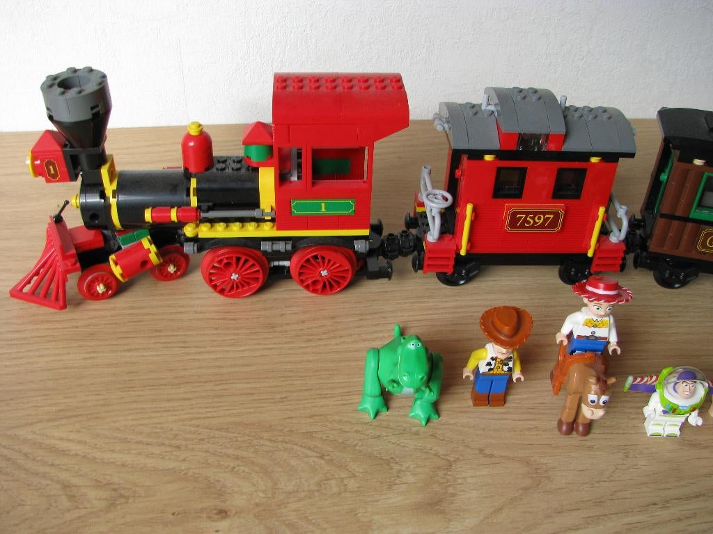 Lego 7597 - LEGO Toy Story 3 Wild West Treinachtervolging, Ophalen, Compleet, Lego, Zo goed als nieuw