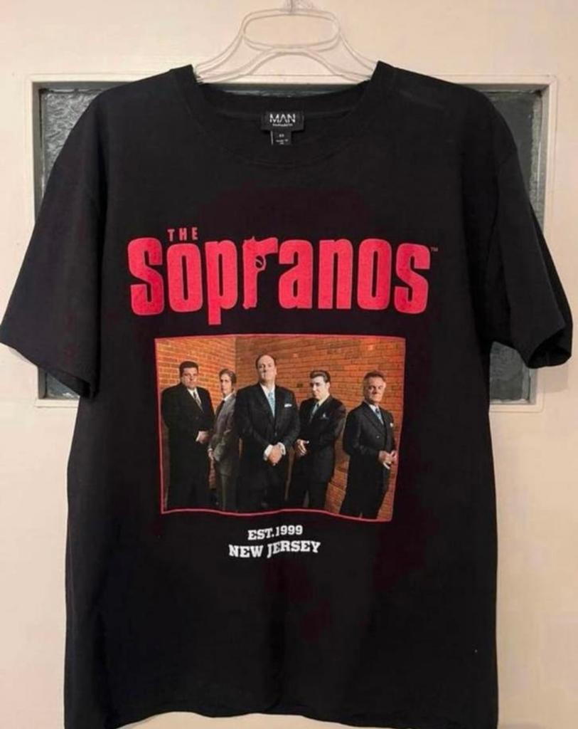 Sopranos t shirt, Ophalen of Verzenden, Zo goed als nieuw, Maat 46 (S) of kleiner, Zwart