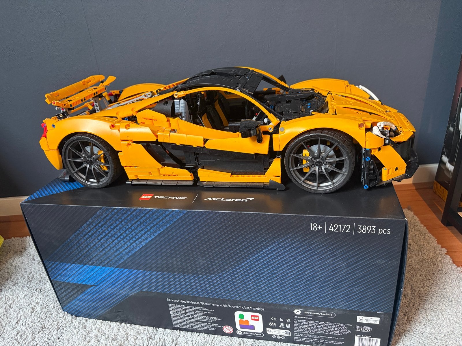 LEGO Technic 42172 McLaren P1, Lego, Ophalen of Verzenden, Zo goed als nieuw, Technic