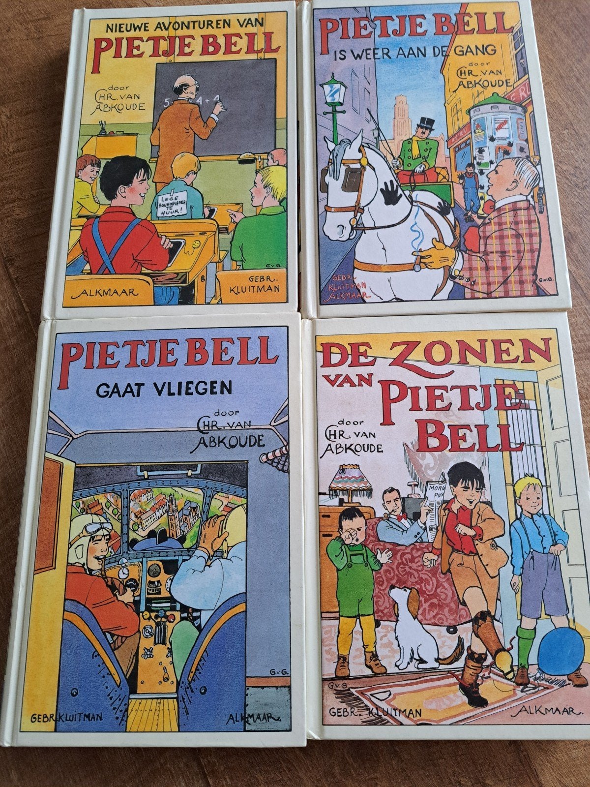 4 Pietje Bell boeken, Ophalen of Verzenden, Nieuw, Chris van Abkoude, Fictie