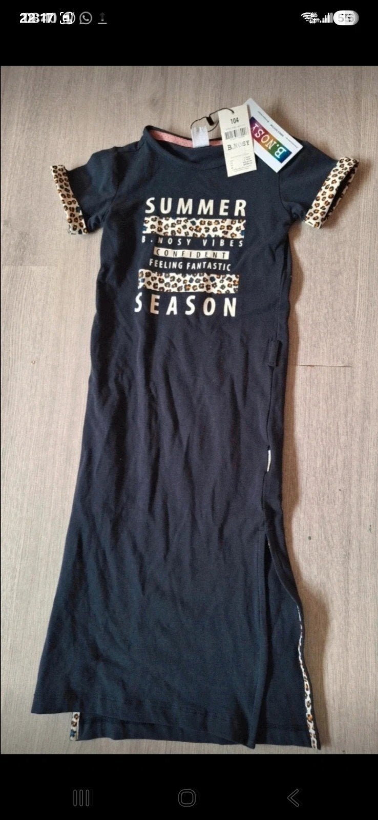Nieuw b nosy jurkje maat 104, Kinderen en Baby's, Kinderkleding | Maat 104, Ophalen of Verzenden, Nieuw, Meisje, Jurk of Rok