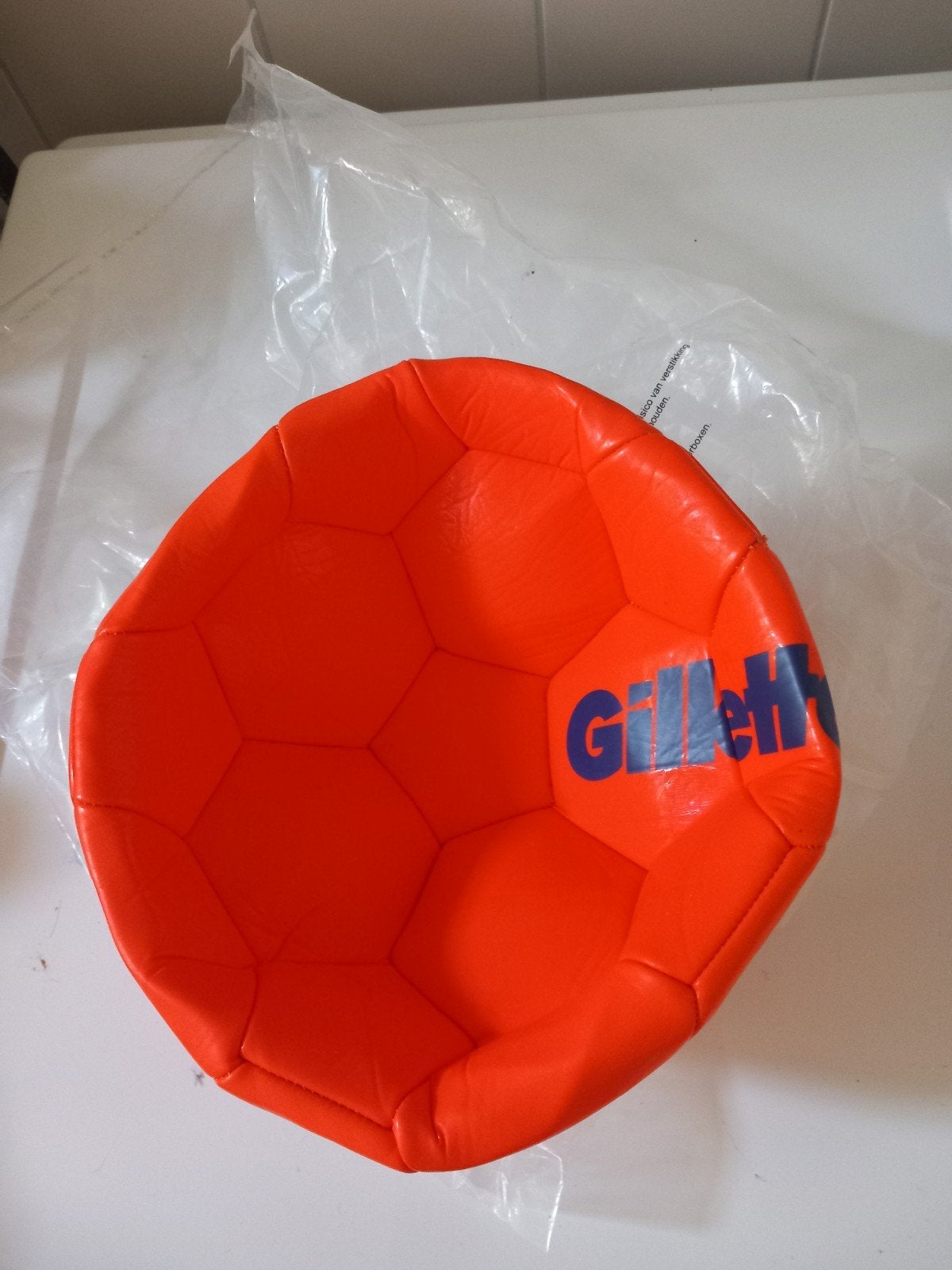 Gillette oranje voetbal NIEUW (Nijmegen oost), Ophalen of Verzenden, Nieuw, Overige binnenlandse clubs