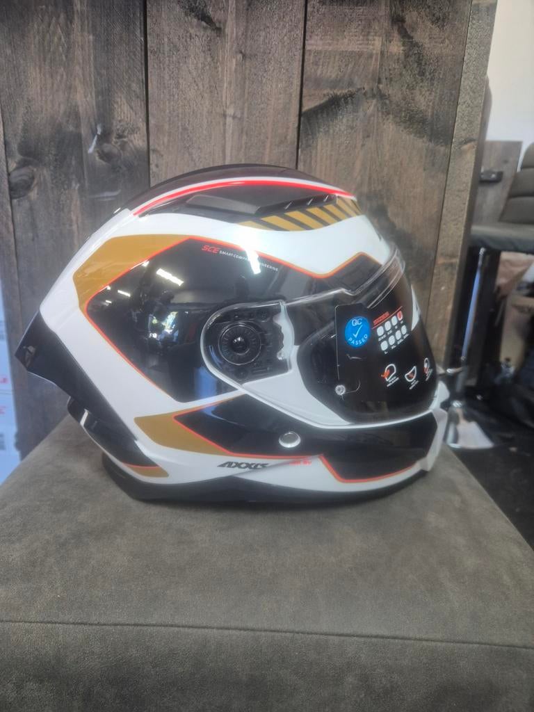 Intergraal Helm M en L motor, scooter, bromfiets, M, Kinderen, Ophalen of Verzenden, Integraalhelm