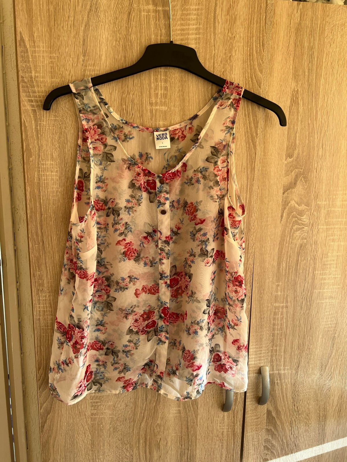 Top vero moda maat L, Ophalen of Verzenden, Zo goed als nieuw, Maat 38/40 (M), Zonder mouw