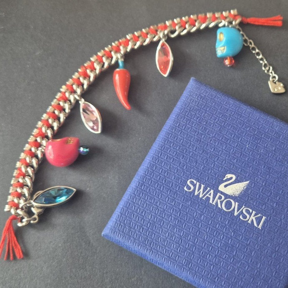 Zeldzame Swarovski Torpedo Skull Armband (1181338), Overige materialen, Overige kleuren, Nieuw, Met bedels of kralen