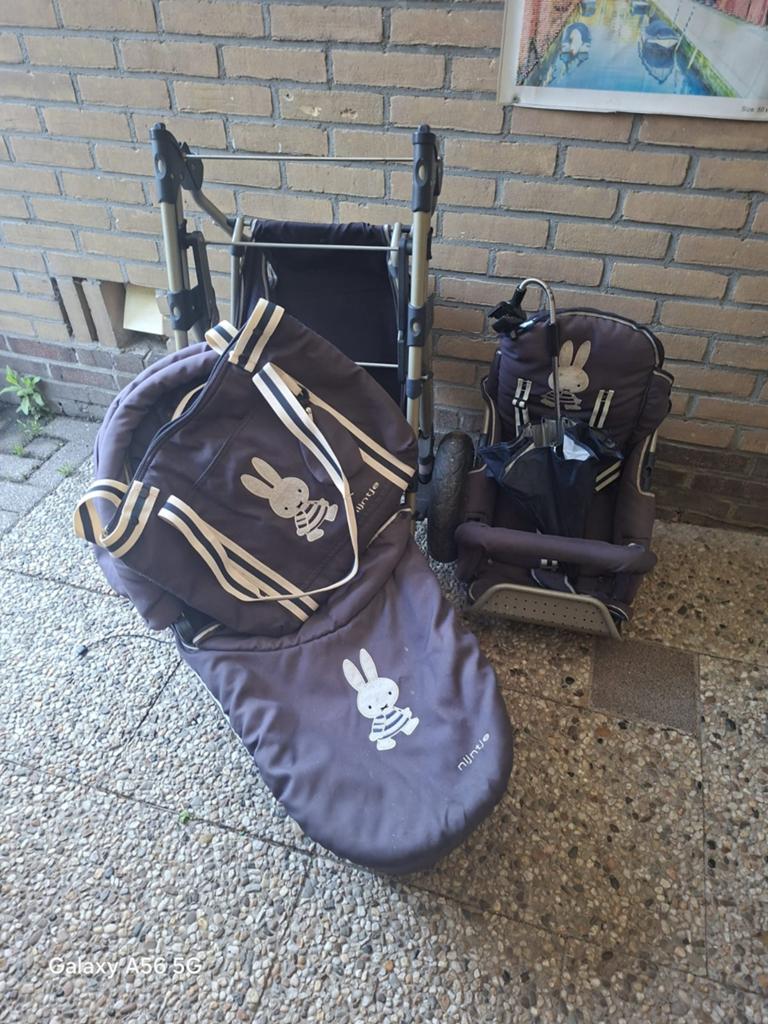 2-in-1 Nijntje Kinderwagen/Wandelwagen met Winterzak, Ophalen
