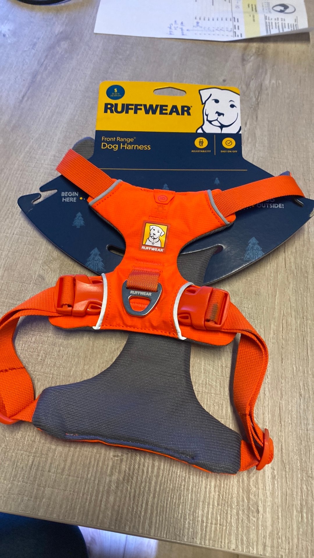 Ruffwear front range hondentuig feloranje S, Dieren en Toebehoren, Hondentuigje, S, Ruffwear, Nieuw