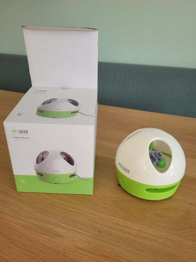 PETGEEK Hiding Mouse, Dieren en Toebehoren, Kattenspeelgoed, Ophalen, Zo goed als nieuw, Overig speelgoed