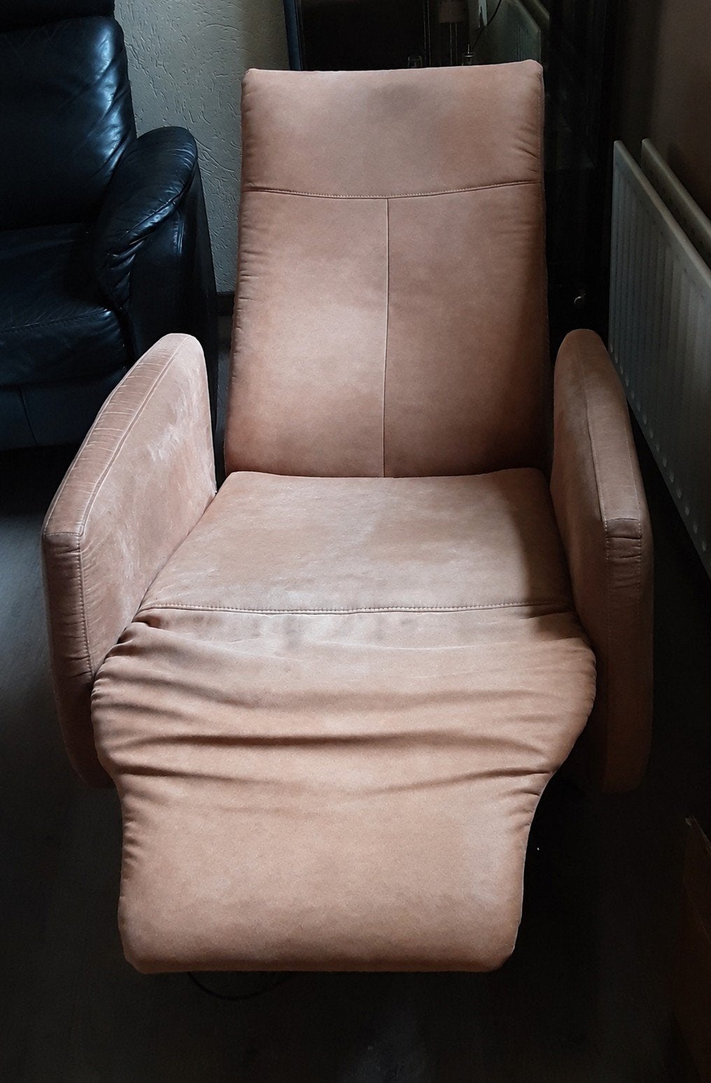 Elektrische relaxstoel Beemster, goed zittend, Huis en Inrichting, Fauteuils, Ophalen, Gebruikt, 75 tot 100 cm, 50 tot 75 cm
