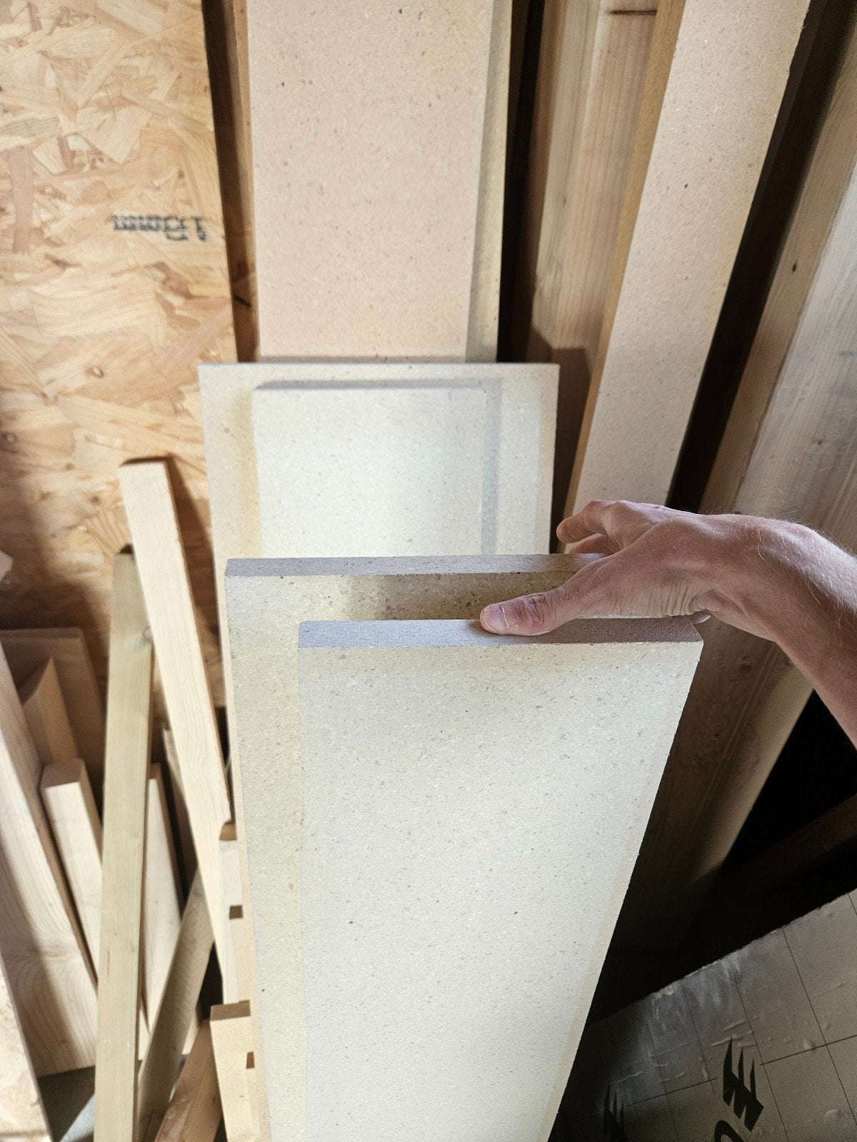Purenit platen en reststukken 2 cm dik, Ophalen